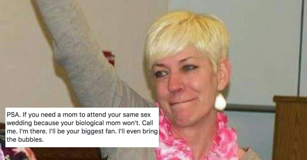 She once struggled to accept her gay son. Now she's leading the 'Free Mom Hugs' movement.