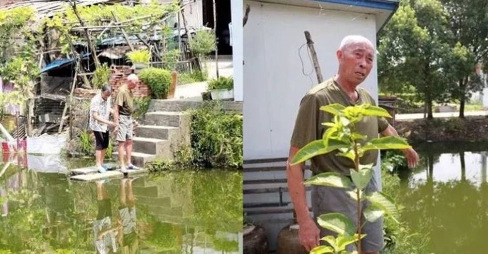 After an elderly man rescued a drowning 8-year-old, he realized something incredible.