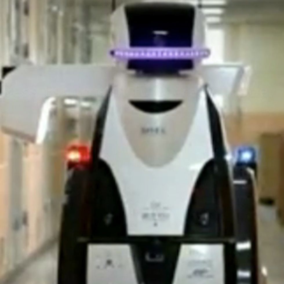 WATCH: New Robot Prison Guards Can Interpret Behavior, Patrol Cells, And Scare The Hell Out Of Human Beings