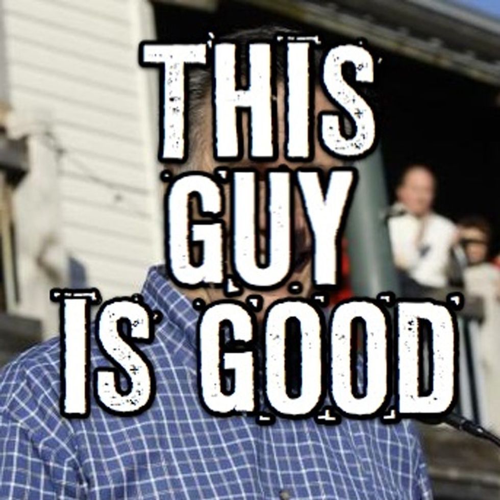 Barack Obama should hire this guy to attack Mitt Romney.