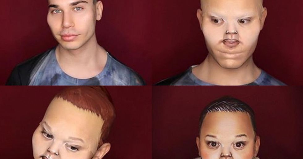 A makeup genius transformed himself into Kylie Jenner’s baby and the results will keep you up at night.