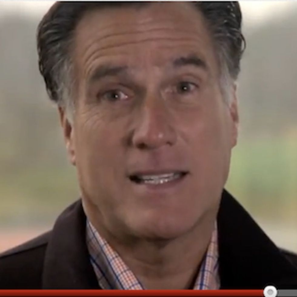 Mitt Romney gets trashed by ... Mitt Romney?