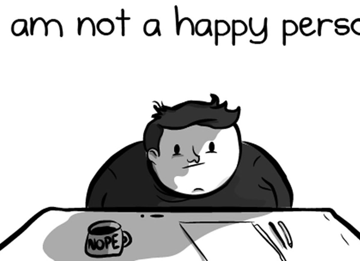 Comic shows heo we're missing the point on happiness - Upworthy
