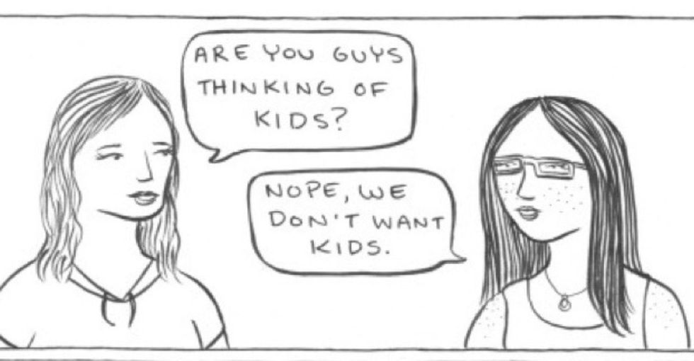 Some women don't want kids. And that's OK. This comic breaks it down.