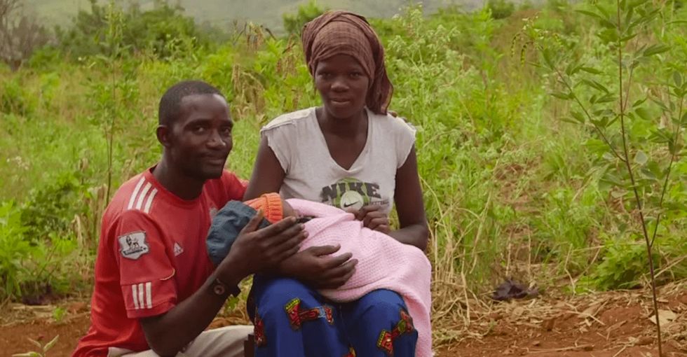 She named her son after God, all because his birth went smoothly — much more than expected.