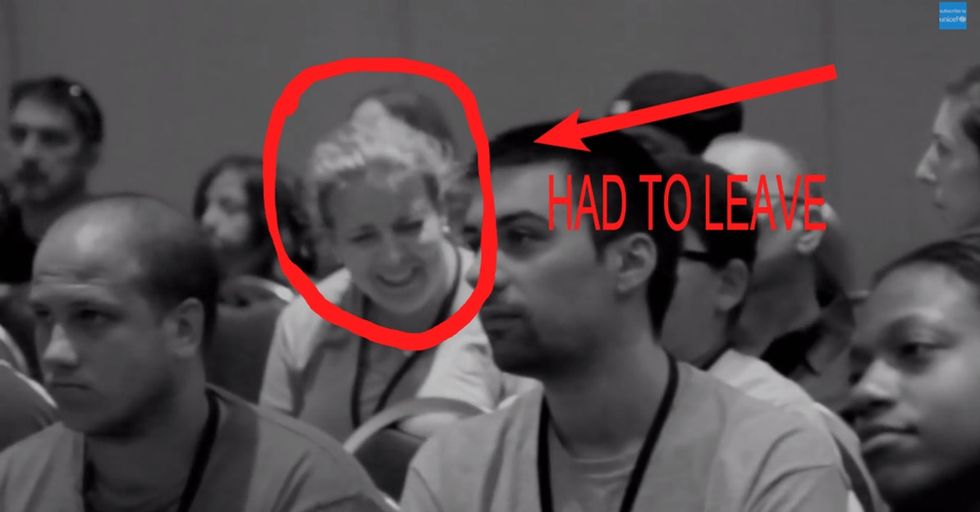 A Room Full Of Humans Got A Taste Of The Real World, And Most Of Them Got Offended And Had To Leave