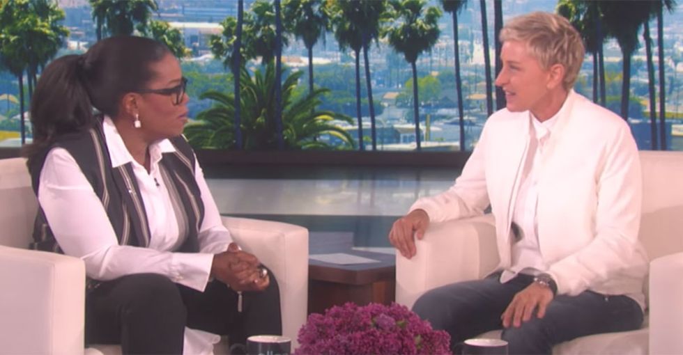 In 1997, being gay on TV was not OK. Ellen and Oprah look back in this emotional clip.