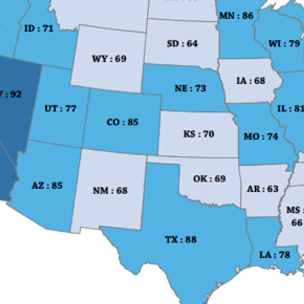 How Many Minimum Wage Hours Does It Take To Afford A Two-Bedroom Apartment In Your State?
