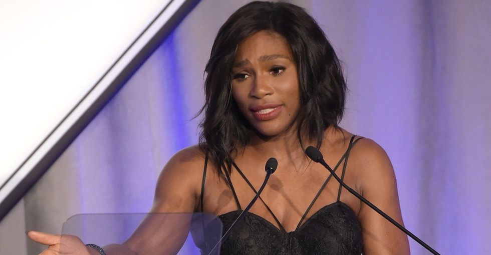 Serena Williams gives an inspiring speech, remains the greatest ever.