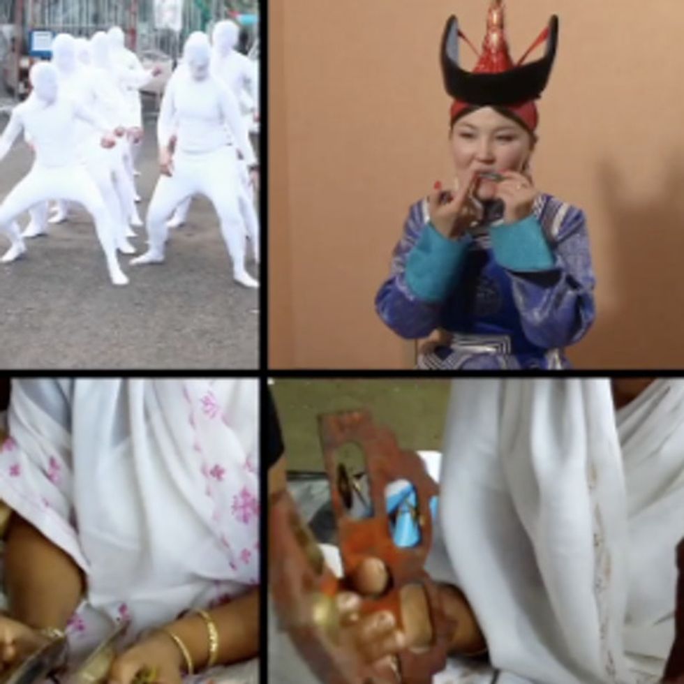 If the whole world was a music video.