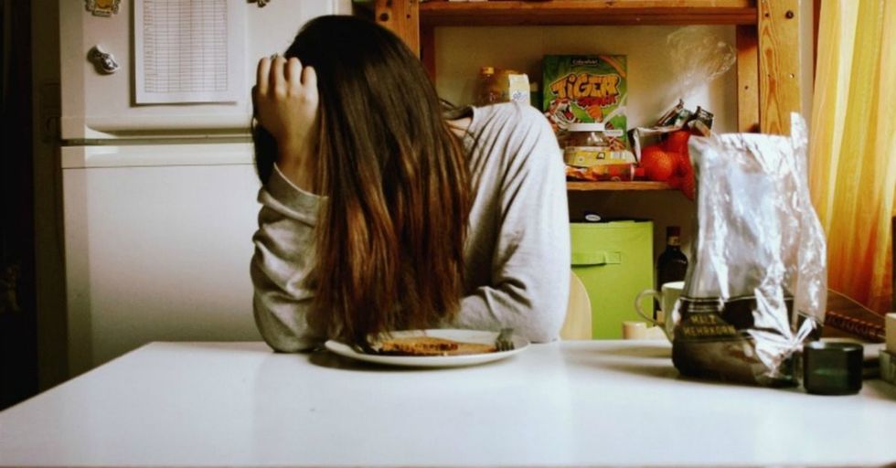 She was tired of just letting the depression consume her. So she set up her camera and took these.