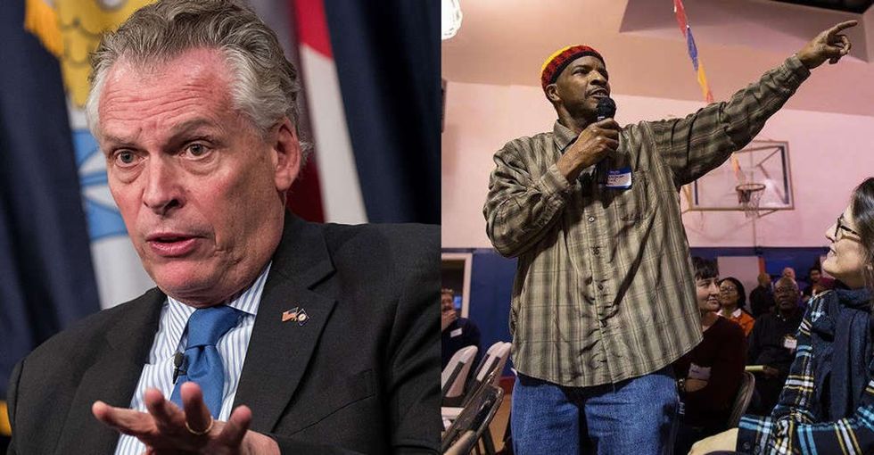 A Virginia man explains exactly what it means to get his vote back after so many years.