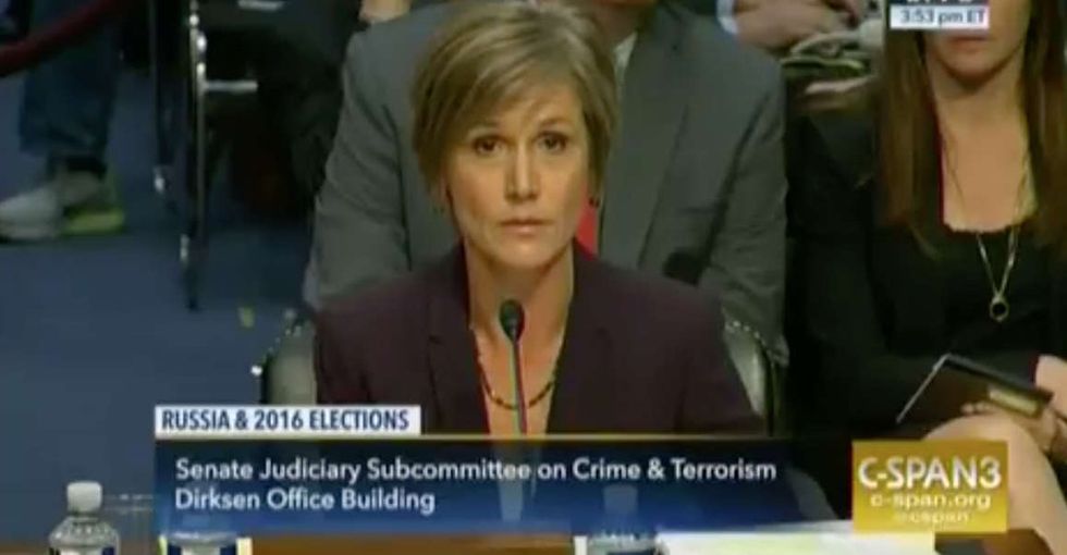 Sally Yates finally explained why she refused to defend the Muslim ban.