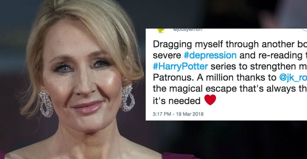 'Keep that Patronus powerful': J.K. Rowling's magical reply to a struggling fan.