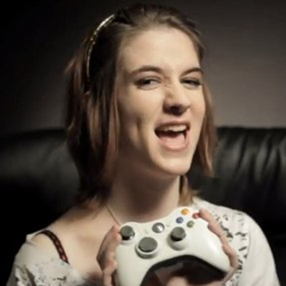 This Is A Girl. She Likes Video Games. What's That About!?