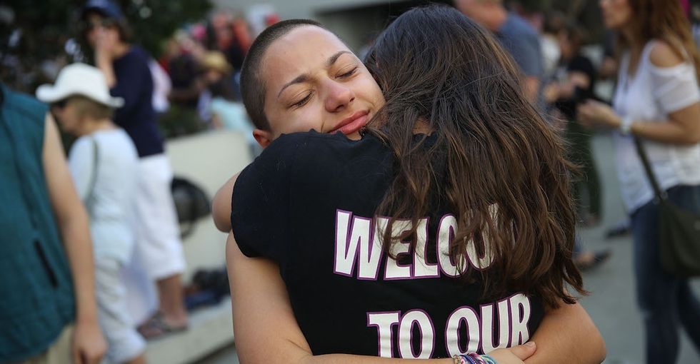 Mass shooting survivor says she tried to befriend killer before tragedy struck but it didn't make a difference.