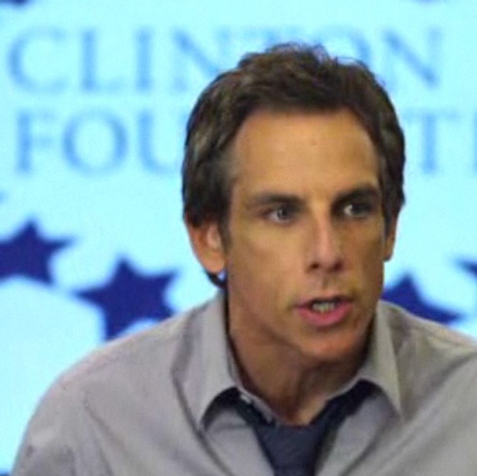 Awesome video: Ben Stiller just got punked by Bill Clinton.