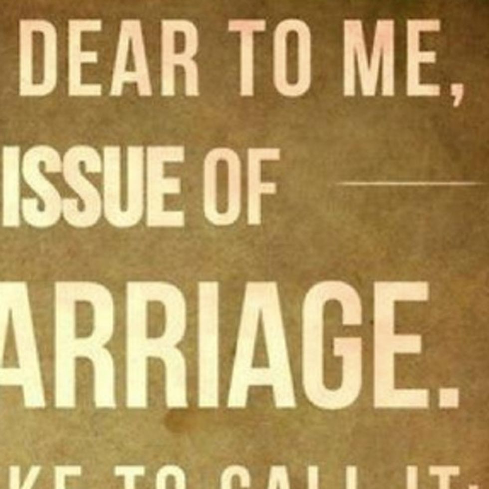 Why Marriage Is Marriage And Gay Marriage Is Marriage