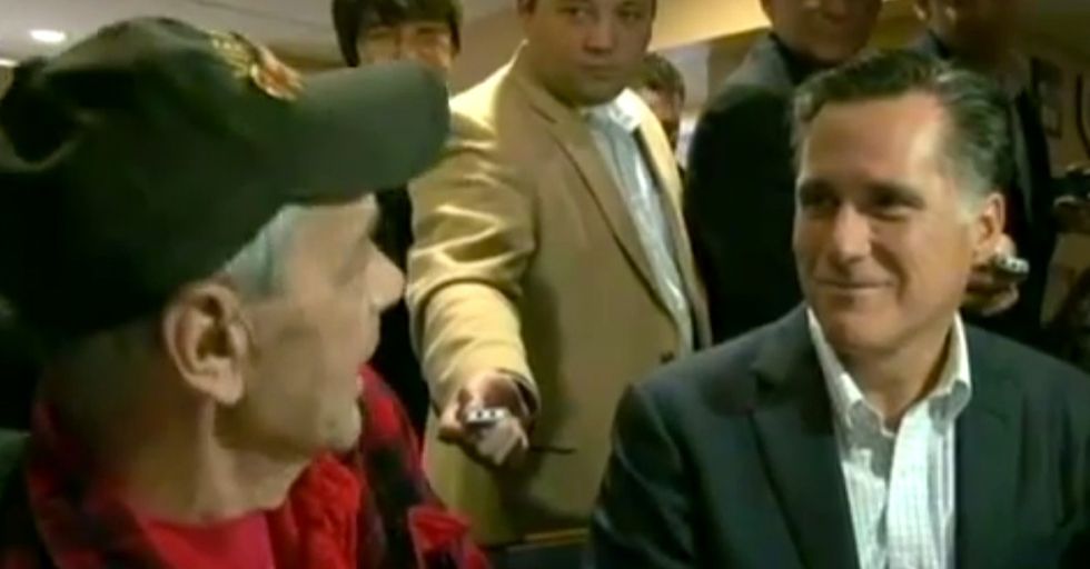 Mitt Romney Accidentally Confronts A Gay Veteran; Awesomeness Ensues