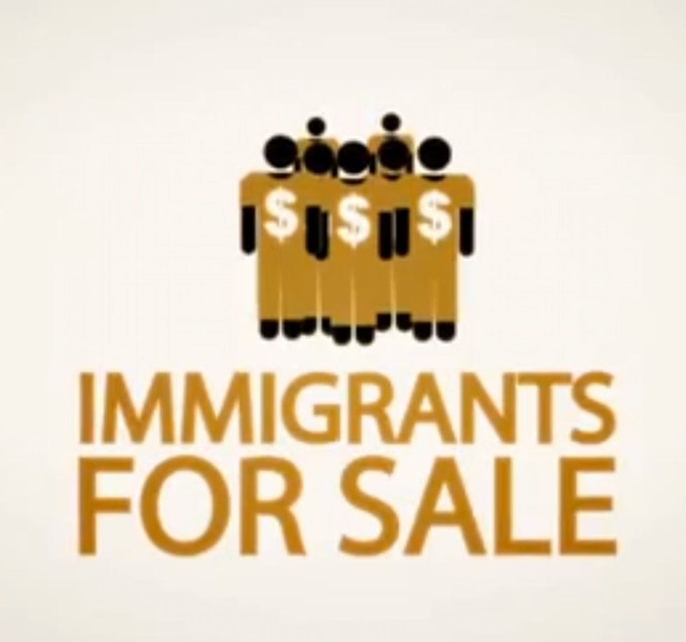 Immigrants for sale. You read that correctly.