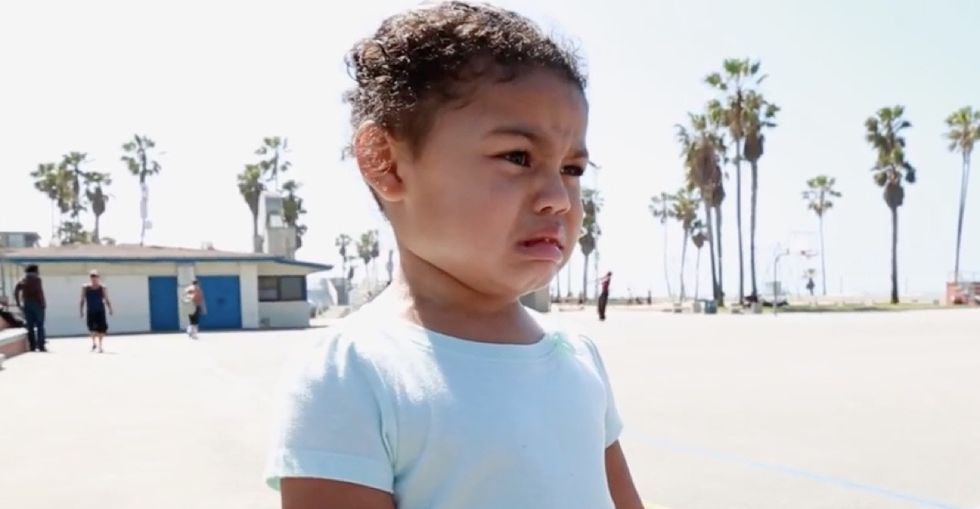 Every parent has dealt with a tantrum. Watch how one empathetic dad handles it.
