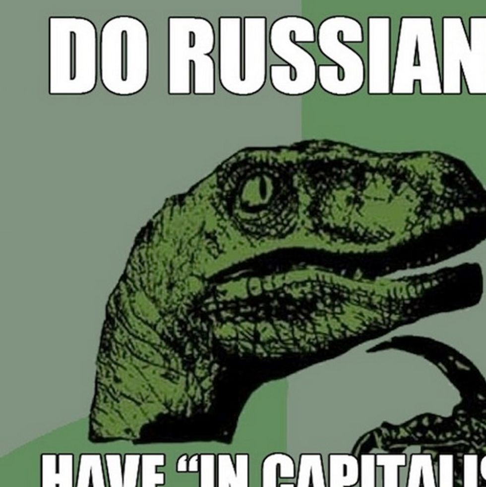 Why Didn't We See This Joke Coming? Good One Russia.