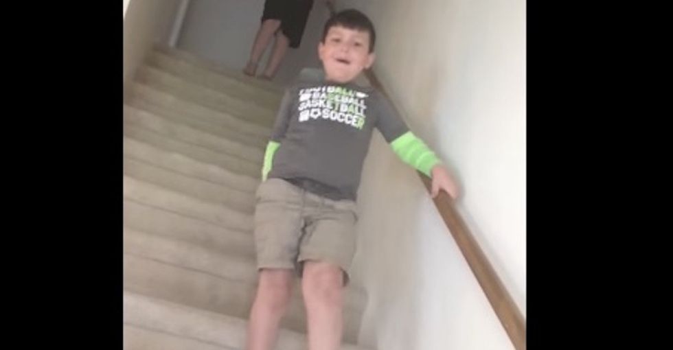 This kid's reaction to finding out he's cancer-free is a tearjerker.