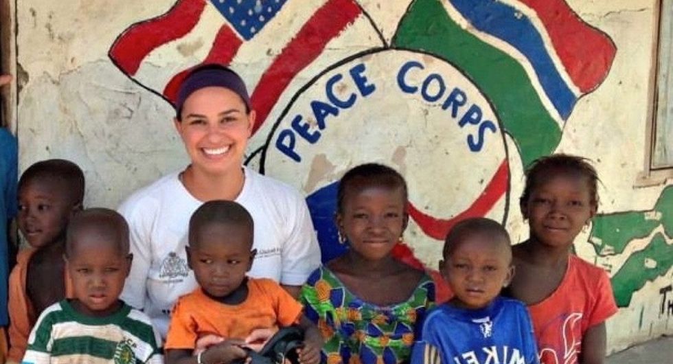 2 years in the Peace Corps taught her the importance of hands-on volunteer work.