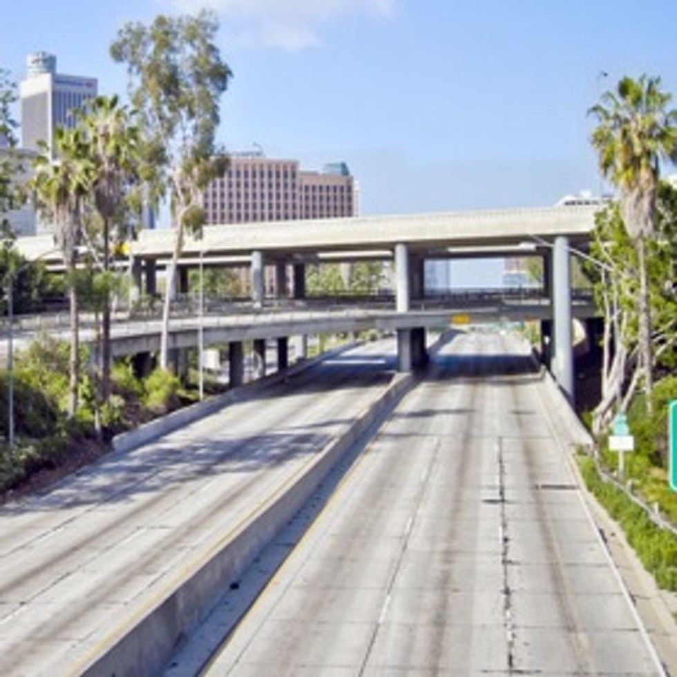 A Video Of Los Angeles Without Any Cars (Sort Of Like A Video Of The Beach With All The Sand Edited Out)