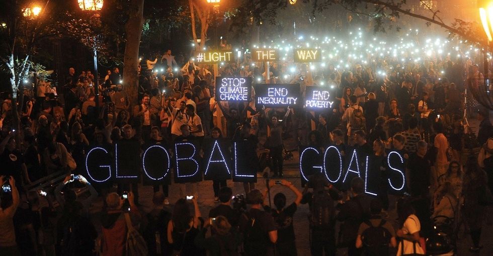 Nearly 200 countries have signed on to a plan to tackle the world's biggest problems. Let's do it.