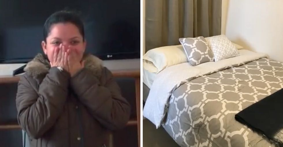 Amazing before and afters: Families in need get their homes completely furnished.