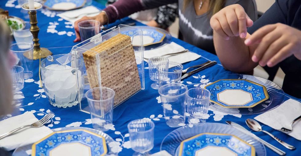 Because Passover is a refugee story, one synagogue invited refugees to Seder.
