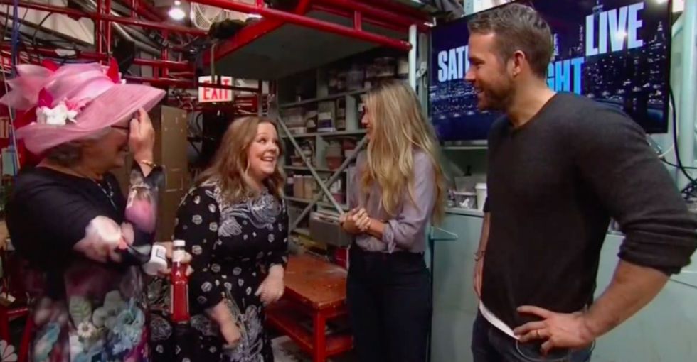 Melissa McCarthy invited Blake Lively and her husband to SNL and it was great.