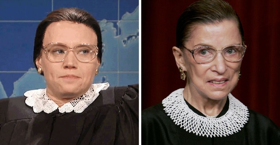 Ruth Bader Ginsburg saw Kate McKinnon portray her on 'SNL.' Here's what she thought.