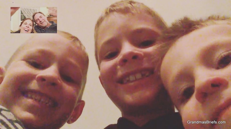One grandmother has found a way to help her daughter out from miles away.