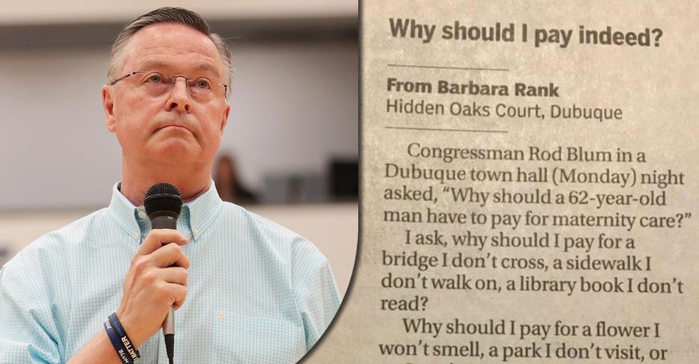 Why should men pay for maternity care? This woman's op-ed nails it.