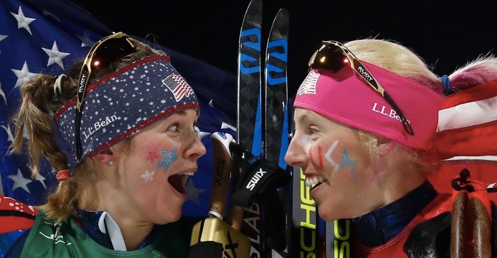 No American had done it in 42 years. Leave it to the only mom on Team USA to pull it off.