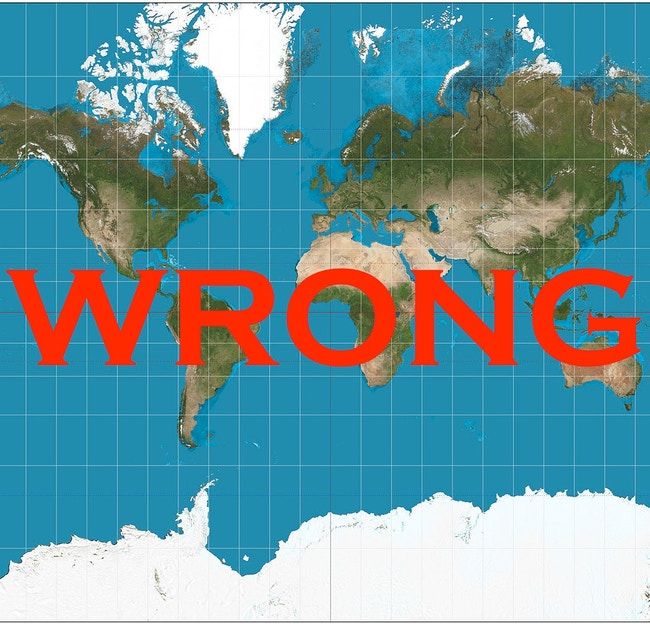 We Have Been Misled By An Erroneous Map Of The World For 500 Years   Img 