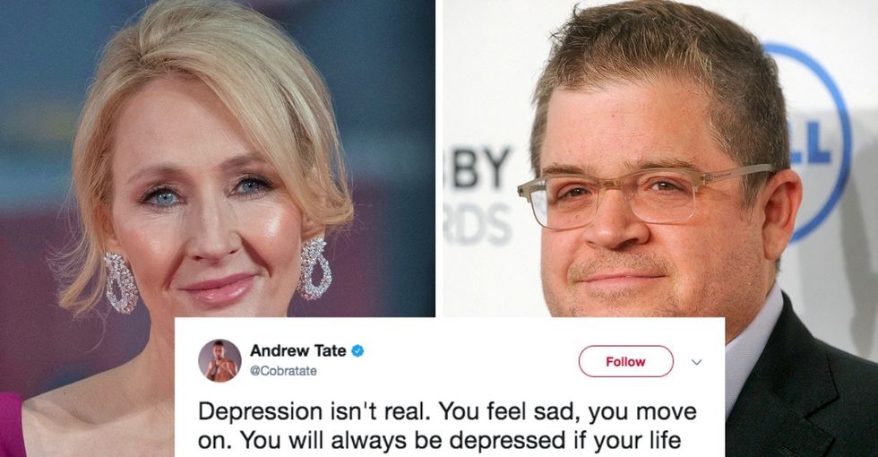 A terrible tweet about depression has the internet in an uproar.