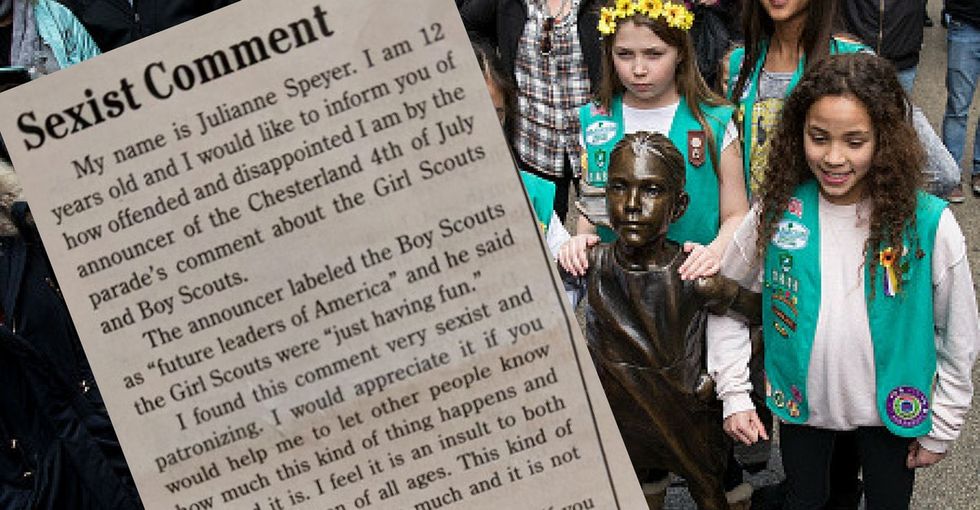 This 12-year-old's letter calling out an announcer's sexism deserves a mic drop.