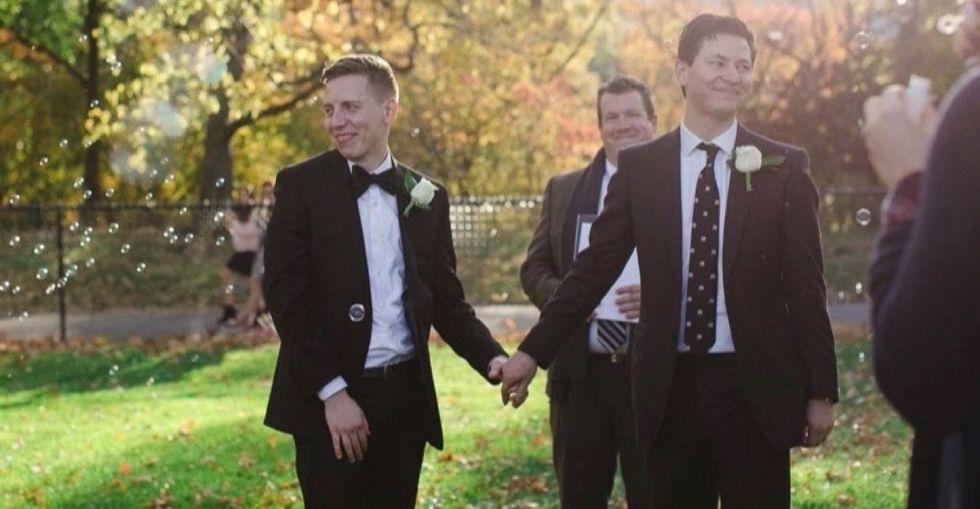 After Trump won, they decided to get married. And invited 3 million people to join them.