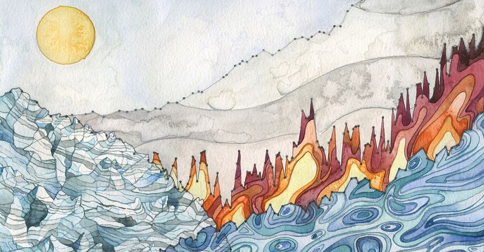 If you don't look closely at these paintings, you might miss the science in disguise.