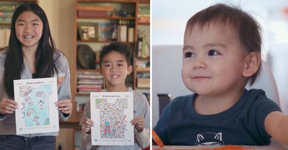 2 siblings designed a heart-warming hospital gown for the sweetest reason.