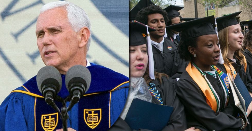Defending students' Mike Pence walkout using the words of ... Mike Pence.