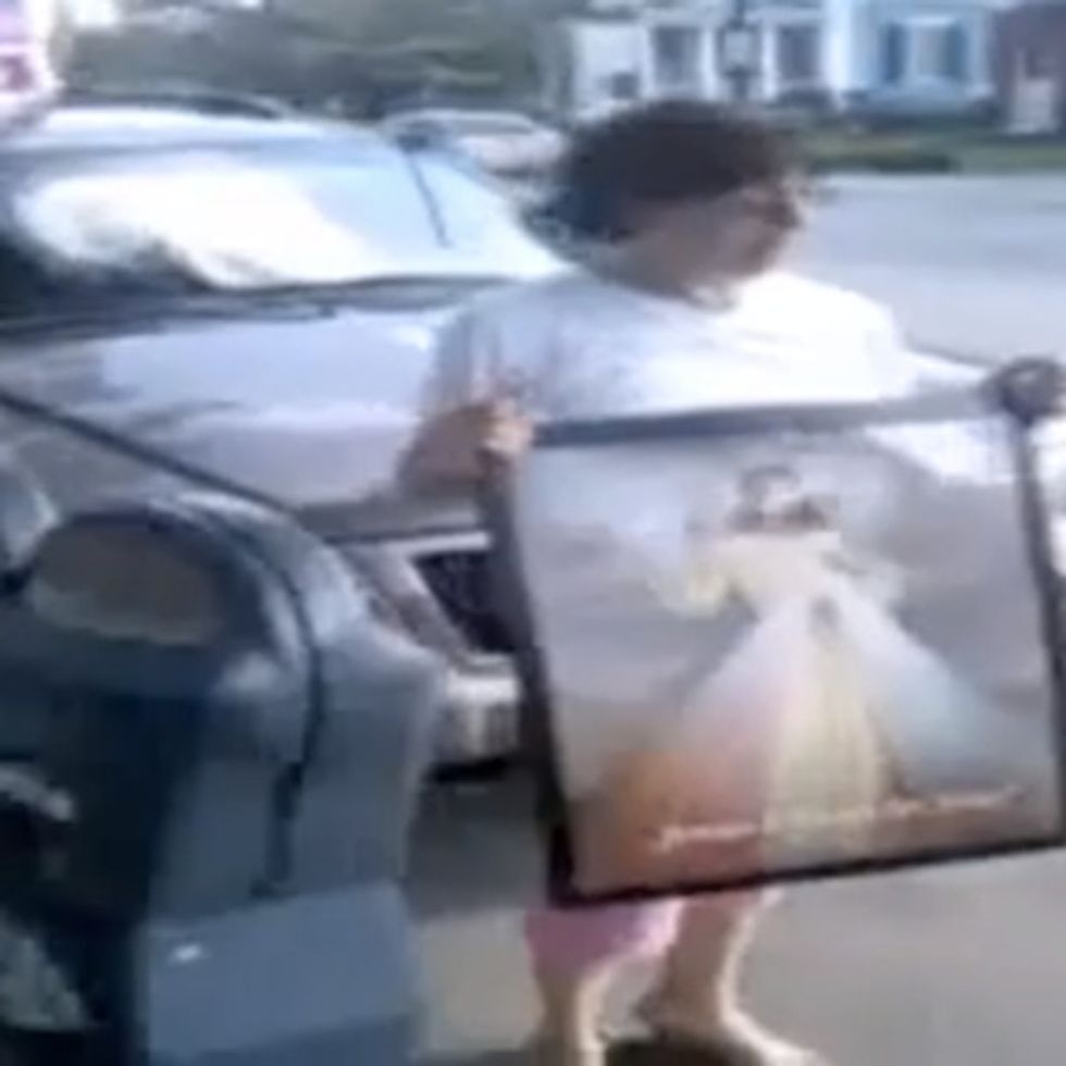 Two Abortion Protesters Decided To Yell At This Guy's Wife. They Probably Shouldn't Have Done That.