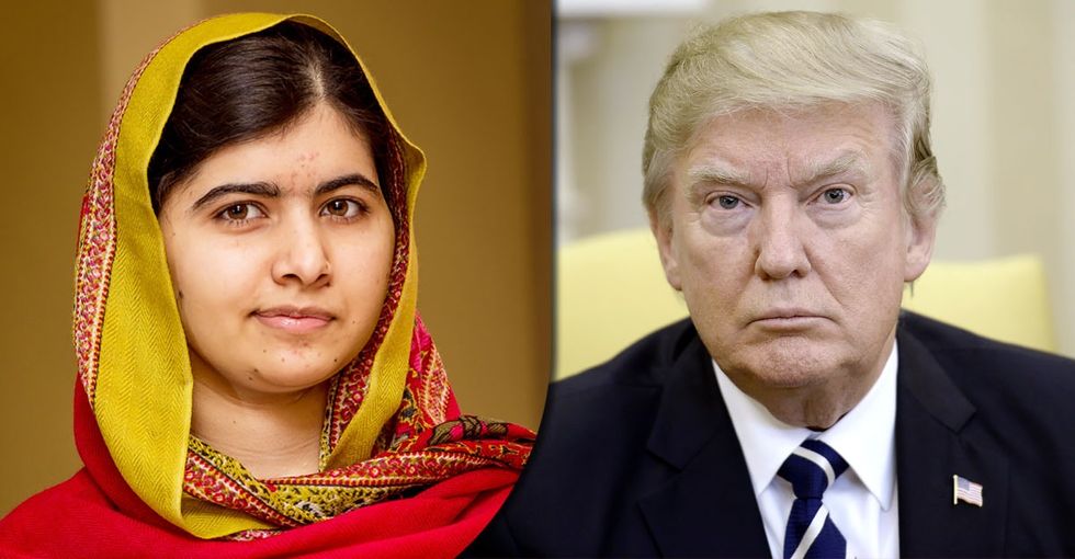 Malala says what many of us are thinking when it comes to Trump and refugees.