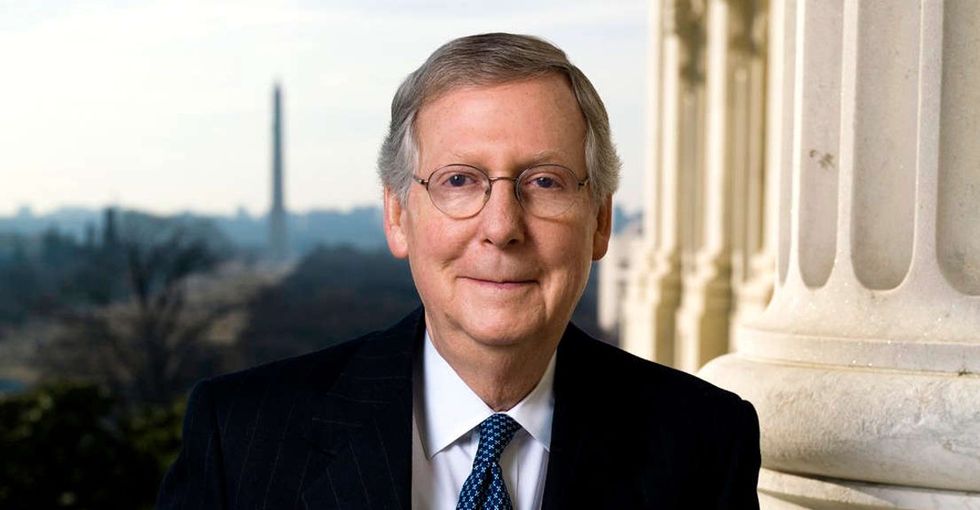 Why hundreds of people showed up outside Mitch McConnell's house in Kentucky last Friday.