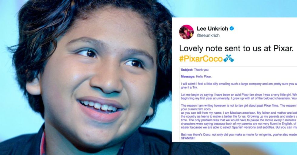 Try not to tear up reading this fan letter from a Mexican-American about 'Coco.'