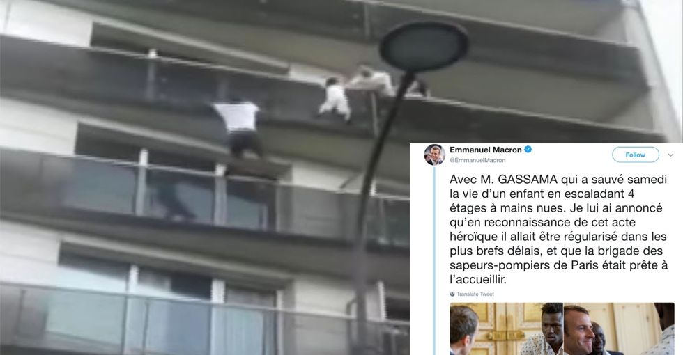 Macron granted a heroic man French citizenship. It says a lot about how we treat migrants.