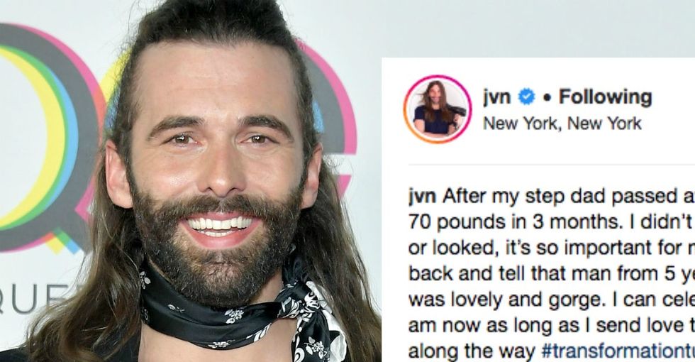 ‘Queer Eye’ Jonathan’s before-and-after pic isn’t about the before — or the after.